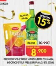 Promo Harga Freiss Syrup Squash/Freiss Syrup   - Superindo