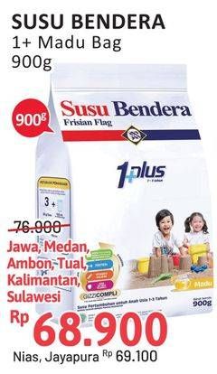 Promo Harga Frisian Flag Susu Bendera 1 Plus Madu 900 gr - Alfamidi