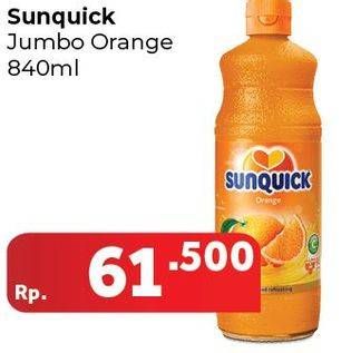 Promo Harga SUNQUICK Minuman Sari Buah Jumbo Super Orange 840 ml - Carrefour
