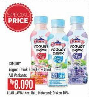 Promo Harga Cimory Yogurt Drink Low Fat All Variants 240 ml - Hypermart