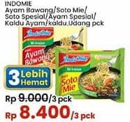 Promo Harga Indomie Mi Kuah Ayam Bawang, Soto Mie, Soto Spesial, Ayam Spesial, Kaldu Ayam 65 gr - Indomaret