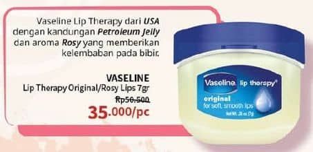 Promo Harga Vaseline Lip Therapy Original, Rosy Lips 7 gr - Guardian