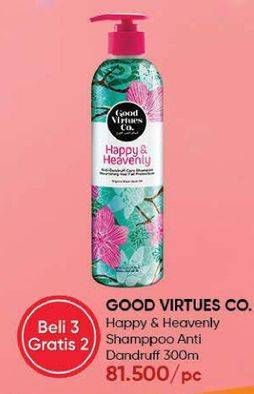 Promo Harga GOOD VIRTUES CO Shampoo Anti Dandruff Care 300 ml - Guardian