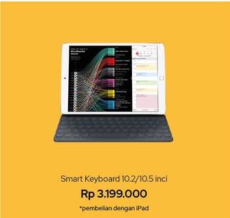 Promo Harga APPLE Smart Keyboard 10.5 Inch, 10.2 Inch  - iBox