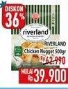 Promo Harga Riverland Chicken Nugget 500 gr - Hypermart