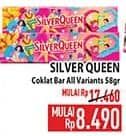 Promo Harga Silver Queen Chocolate All Variants 58 gr - Hypermart