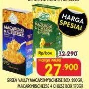 Promo Harga Green Valley Macaroni & Cheese Original, 4 Cheese 170 gr - Superindo
