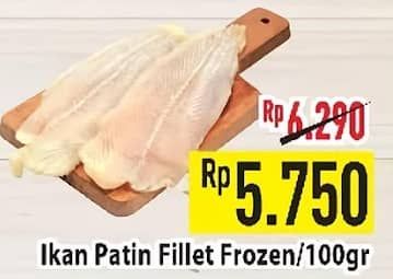 Promo Harga Fillet Patin per 100 gr - Hypermart