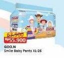 Promo Harga Goon Smile Baby Comfort Fit Pants XL26 26 pcs - Alfamart