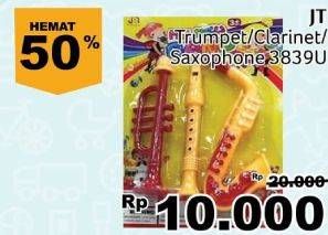 Promo Harga JT Toy Set Trumpet Clarinet Saxophone 3839U  - Giant