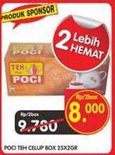 Promo Harga CAP POCI Teh Celup per 2 box 25 pcs - Superindo
