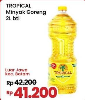 Promo Harga Tropical Minyak Goreng 2000 ml - Indomaret