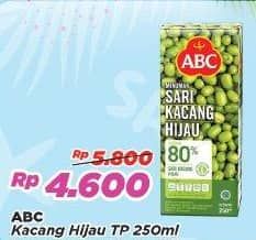 Promo Harga ABC Minuman Sari Kacang Hijau 250 ml - Alfamart