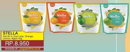 Promo Harga STELLA All In One Lime, Orange, Lemon, Apple 42 gr - Yogya