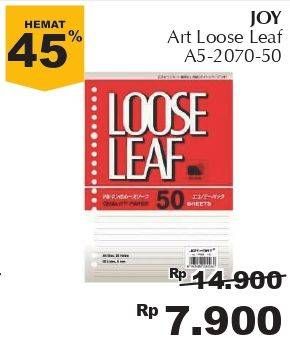 Promo Harga JOYKO JoyArt Loose Leaf A5-2070 50 pcs - Giant