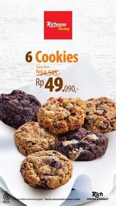 Promo Harga Richeese Factory Cookies  - Richeese Factory