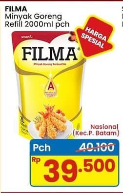 Promo Harga Filma Minyak Goreng 2000 ml - Indomaret