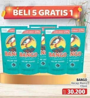Promo Harga BANGO Kecap Manis 735 ml - Lotte Grosir