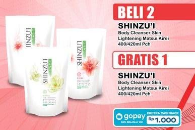 Promo Harga Shinzui Body Cleanser Matsu, Kirei 420 ml - Indomaret