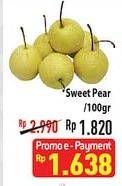 Promo Harga Pear Sweet per 100 gr - Hypermart