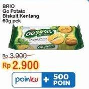 Promo Harga SIANTAR TOP GO Potato Biskuit Kentang 60 gr - Indomaret