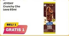 Promo Harga Joyday Ice Cream Stick Crunchy Choco Lava 65 gr - Alfamart