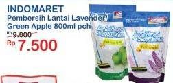 Promo Harga INDOMARET Pembersih Lantai Green Apple, Lavender 800 ml - Indomaret