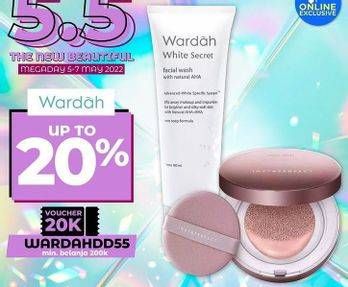 Promo Harga WARDAH White Secret Facial Wash 100 ml - Watsons
