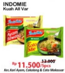 Promo Harga INDOMIE Mi Kuah All Variants per 5 pcs - Alfamart