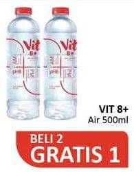 Promo Harga VIT 8+ Air Minum pH Tinggi 500 ml - Alfamidi