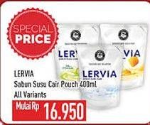 Promo Harga LERVIA Shower Cream All Variants 400 ml - Hypermart