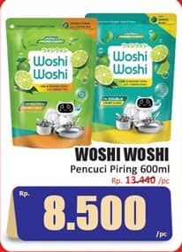 Promo Harga Woshi Woshi Dishwash  600 ml - Hari Hari