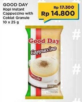 Promo Harga Good Day Cappuccino 10 sachet - Indomaret