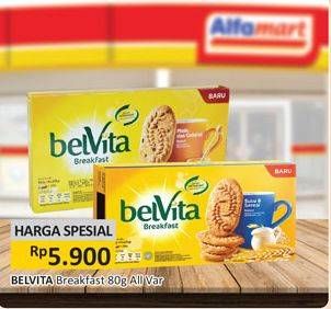 Promo Harga BELVITA Biskuit Breakfast All Variants 80 gr - Alfamart