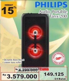 Promo Harga PHILIPS Audio Portable Tanx-200  - Giant