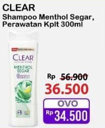 Promo Harga Clear Shampoo Ice Cool Menthol, Perawatan Komplit 300 ml - Alfamart