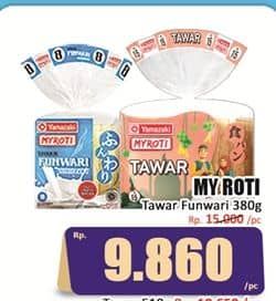 Harga My Roti Roti Tawar Funwari 380 gr hari ini Rabu, 10 Jun 2026 03. ...