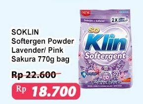 Promo Harga So Klin Softergent Purple Lavender, Soft Sakura 770 gr - Indomaret