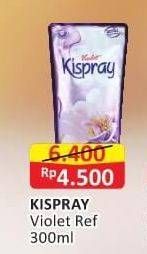 Promo Harga Kispray Pelicin Pakaian Violet 300 ml - Alfamart