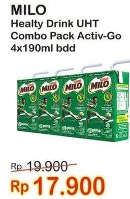 Promo Harga MILO Susu UHT 180 ml - Indomaret