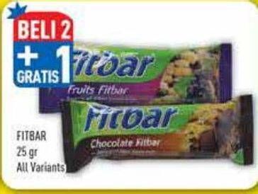 Promo Harga FITBAR Makanan Ringan Sehat All Variants 25 gr - Hypermart