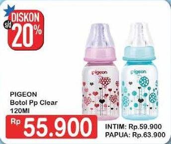 Promo Harga PIGEON Botol Bayi PP 120 ml - Hypermart