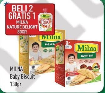 Promo Harga MILNA Biskuit Bayi 130 gr - Hypermart