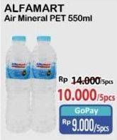 Promo Harga Alfamart Air Mineral 550 ml - Alfamart