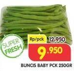 Promo Harga Baby Buncis Perancis 250 gr - Superindo