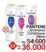 Promo Harga Pantene Shampoo/Conditioner 290ml  - LotteMart