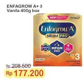 Promo Harga Enfagrow A+3 Susu Bubuk Vanilla 400 gr - Indomaret