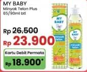 Promo Harga My Baby Minyak Telon Plus 90 ml - Indomaret