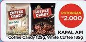 Promo Harga KAPAL API Candy White Coffee, Original 125 gr - Alfamidi