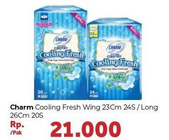 Promo Harga Cooling Fresh Wing 23cm 24s / Long 26cm 20s  - Carrefour